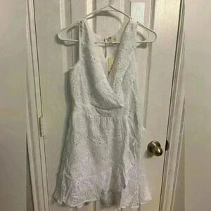 Summer White Dress Japna Size M